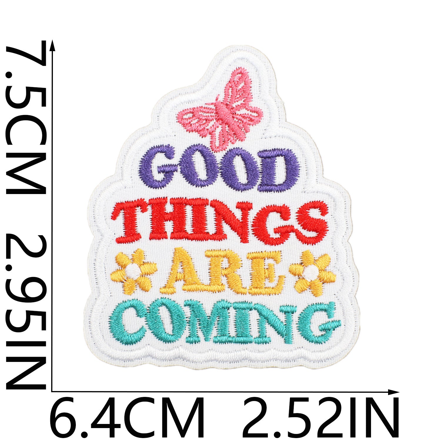 Wholesale Peace Self-love Embroidered Cloth Sticker